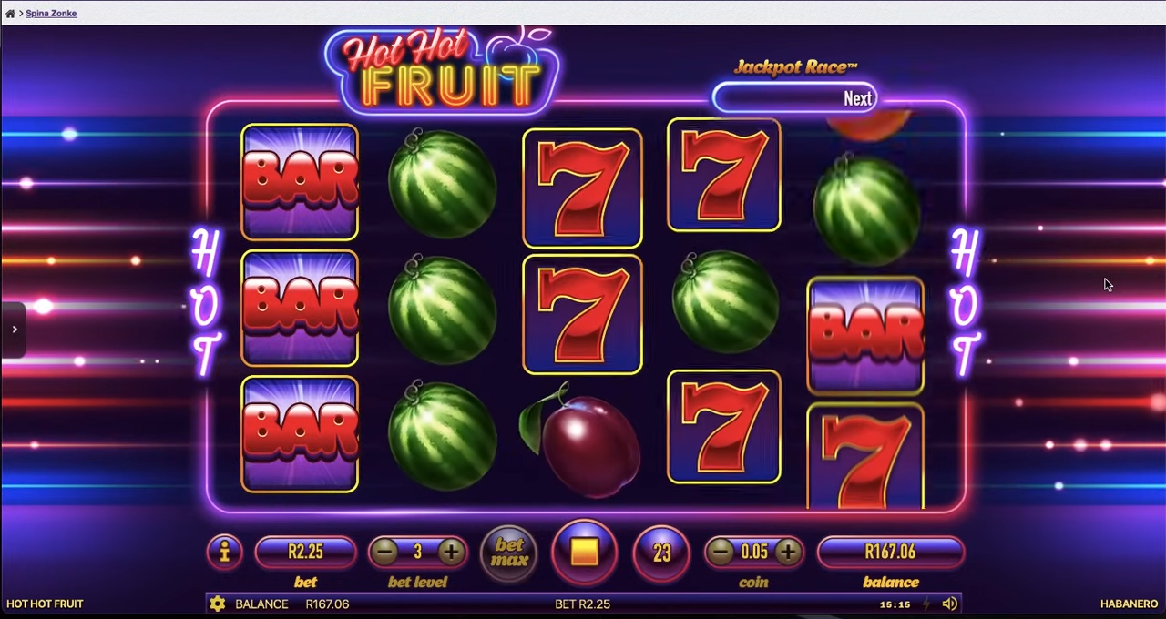 Hot Hot Fruit Game - Caça-Níqueis Divertido