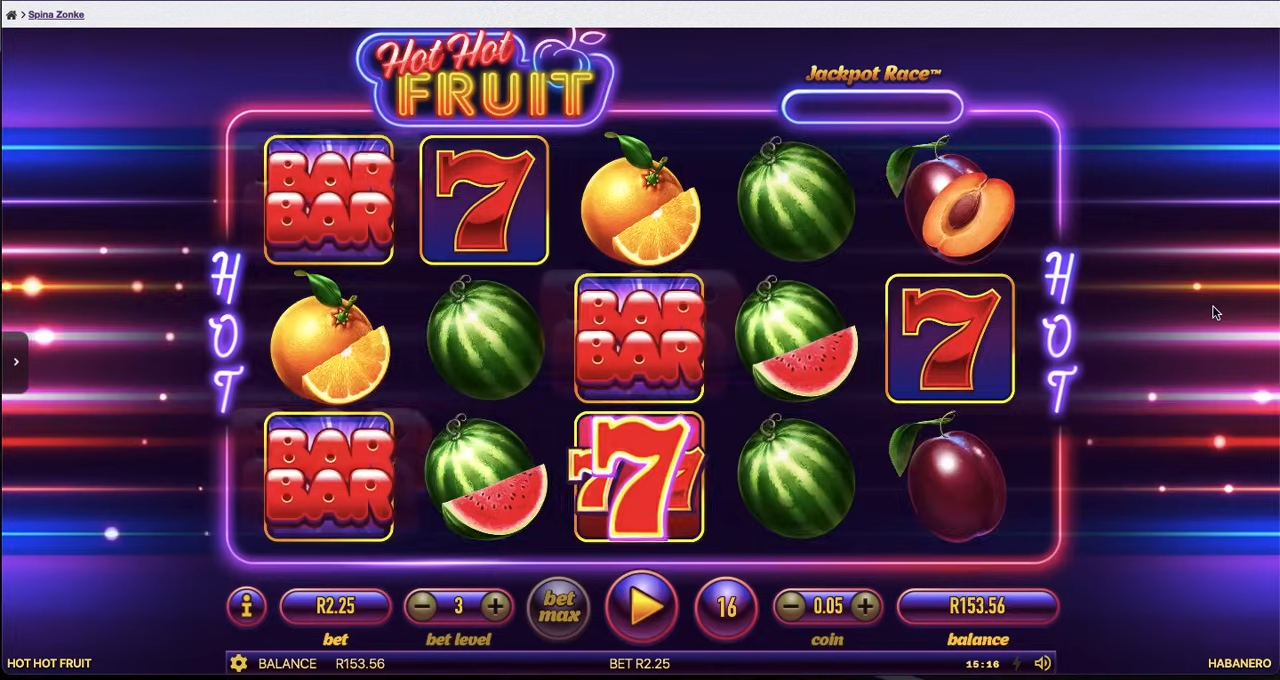 Super Hot Fruits - Caça-Níqueis com Frutas Picantes